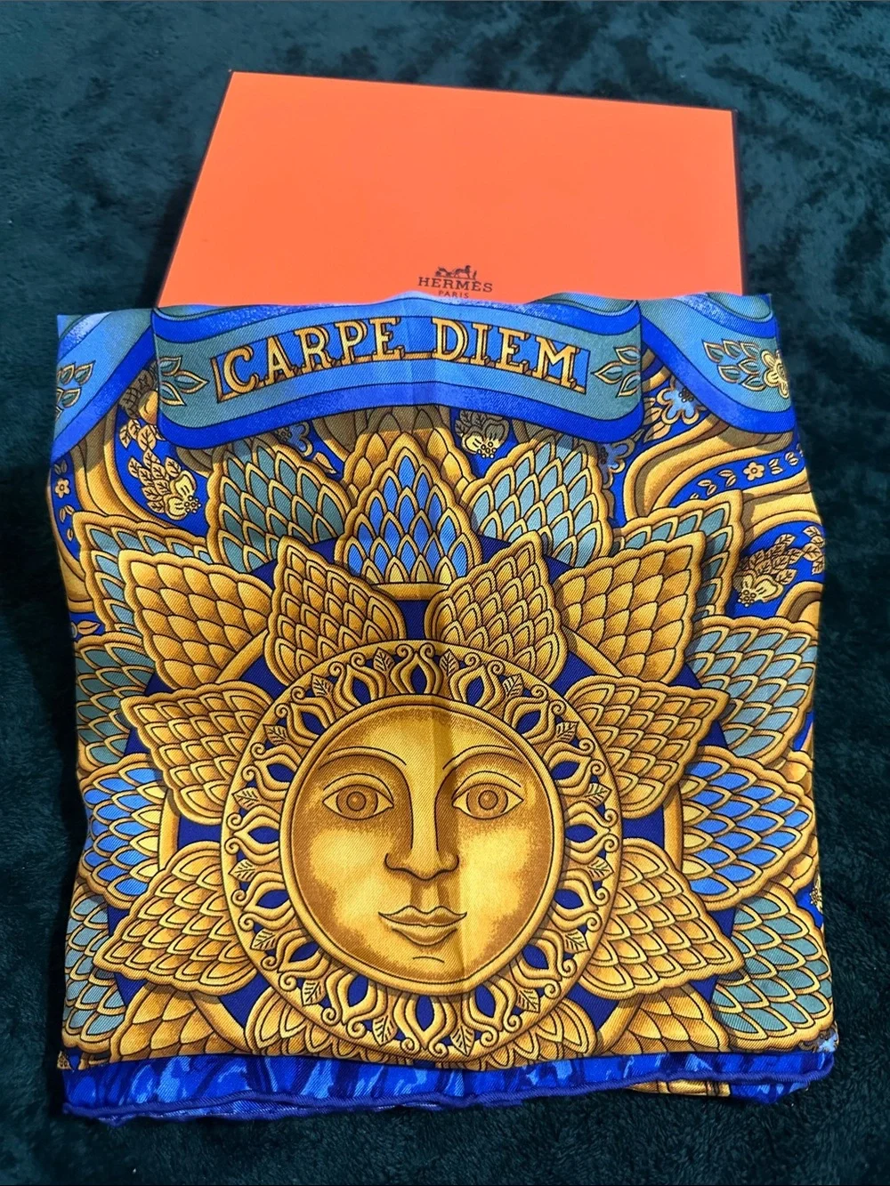 Hermes Silk Scarf